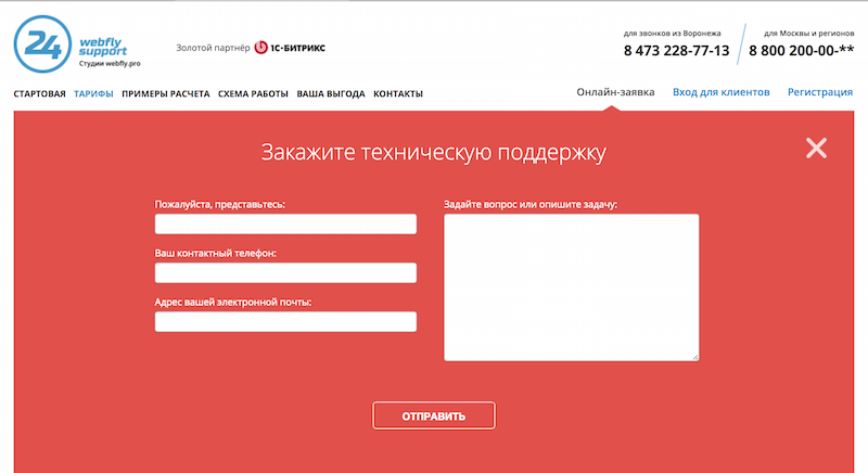 webfly24 - поддержка сайтов в москве и россии. воронеж - 2015